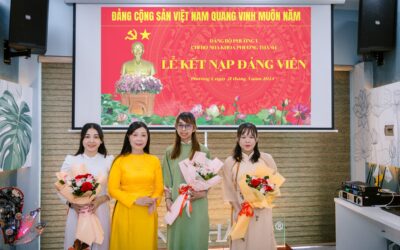 Kết nạp Đảng cho 3 quần chúng