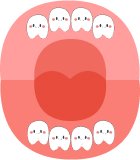 Minh họa răng hàm dưới dạng hoạt hình dễ thương – giúp trẻ em học về chăm sóc răng miệng tại Nha Khoa Phương Thành